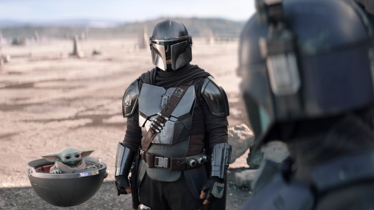 Pedro Pascal as Din Djarin in Star Wars: The Mandalorian Season 3